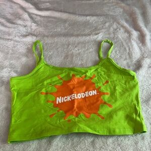 Nickelodeon Neon Green Tank Top